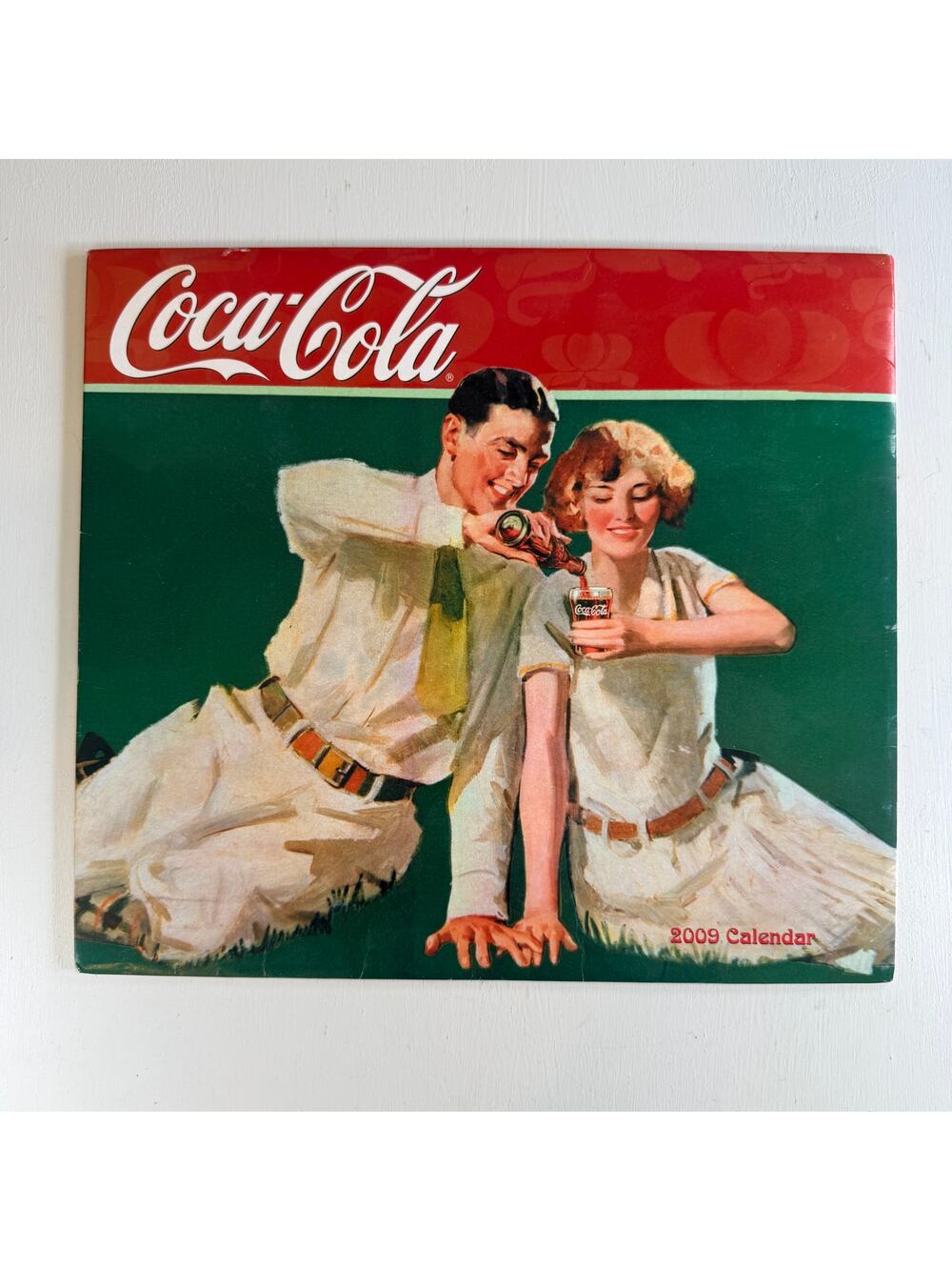 2009 Coca Cola Calendar Vintage 1926 Ad Art Fred Mizen Retro Coke Collectible